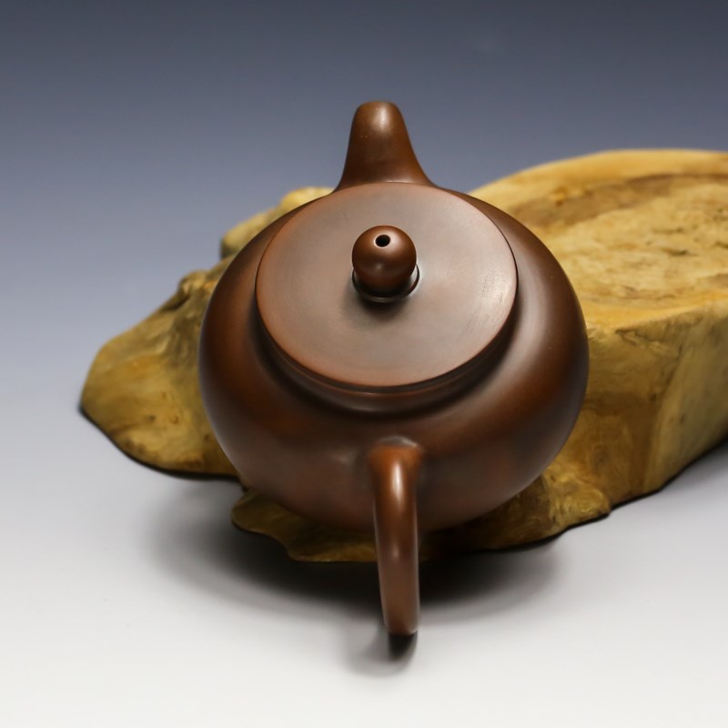 广西钦州坭兴陶 纯手工光壶泥兴茶壶 非紫砂壶 周宇蛟 功夫茶壶