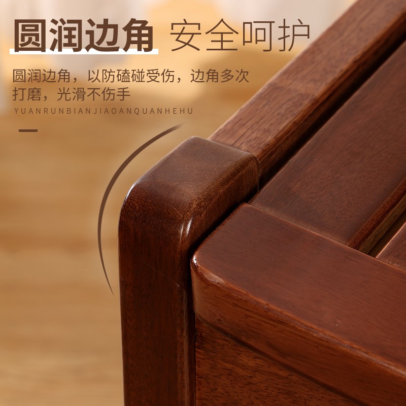 浴室实木凳子防腐木小板凳淋浴房专用老人洗澡坐凳防滑防水洗脚凳