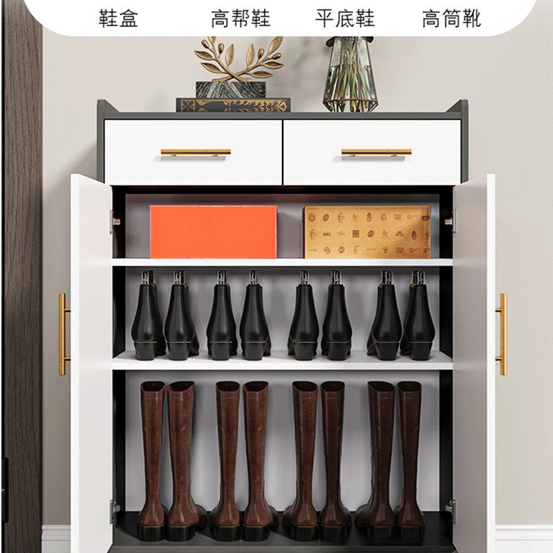 鞋柜家用门口外收纳储物玄关柜入户小窄长40/50cm大容量加深鞋架