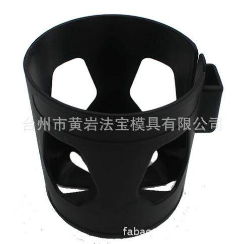 婴儿车通用杯架童车奶瓶架加大加厚塑料置物架塑料模具专业定制