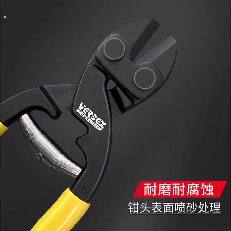 迷你断线钳多功能8/9寸省力断线鹰嘴钳钢丝绳剪钳钢筋剪小钢砲