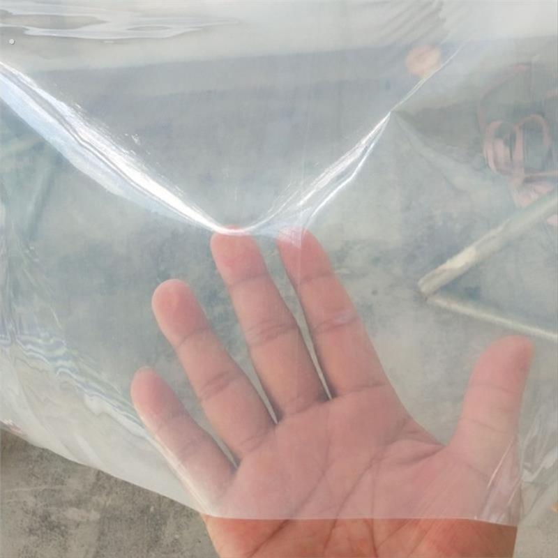 透明布阳台大张加厚雨棚覆盖大栅塑料膜溥膜家用雨水防冻白色新料