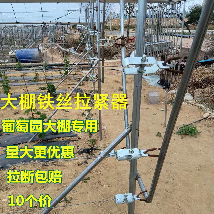 大棚铁丝拉紧器紧固器钢丝绳紧丝扣加厚葡萄架紧线钳紧固件工具