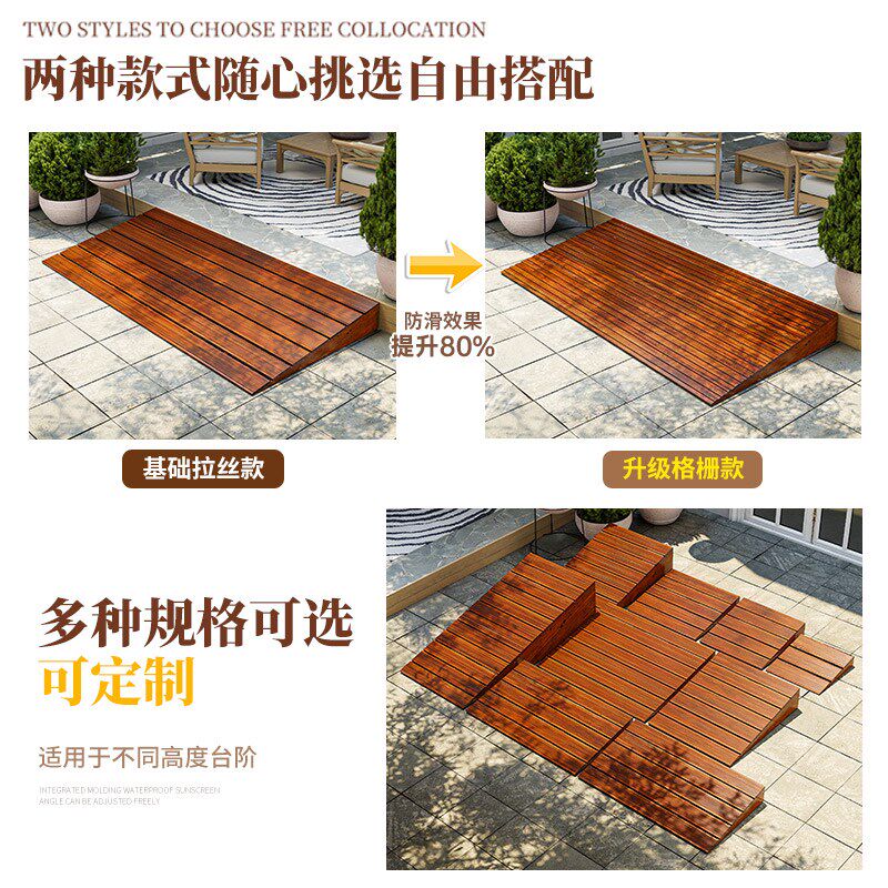 电动车台阶斜坡板梯步板汽车爬坡垫入户门槛地面缓坡三角形斜坡垫