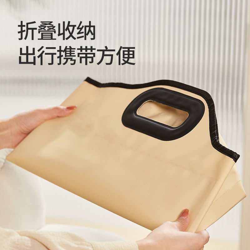 初心泡脚桶折叠过小腿泡脚袋便携家用高深桶过膝加热泡脚神器养生