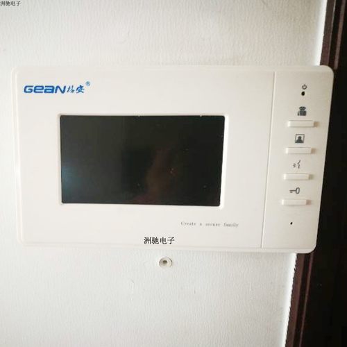 4.3寸楼宇对讲机 可视门铃家用高清 格安彩色分机的6芯线模拟系统