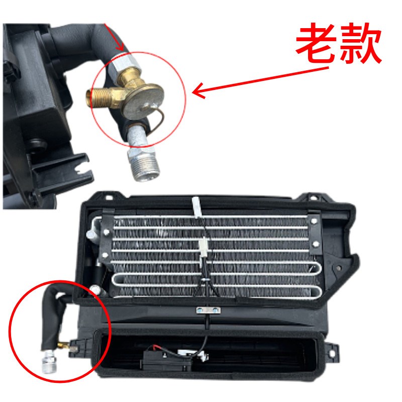 适用中国重汽豪瀚配件J7BJ7GZ蒸发器总成N7GN6GN5W空调蒸发箱