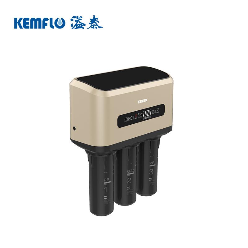 溢泰康富乐净水器橱下反渗透直饮机无罐通用滤芯ROB3-400上门安装