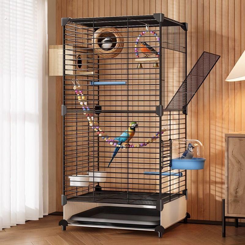 鸟笼子超大号别墅鹦鹉玄凤八哥专用大型画眉虎皮珍珠鸟繁殖箱笼窝