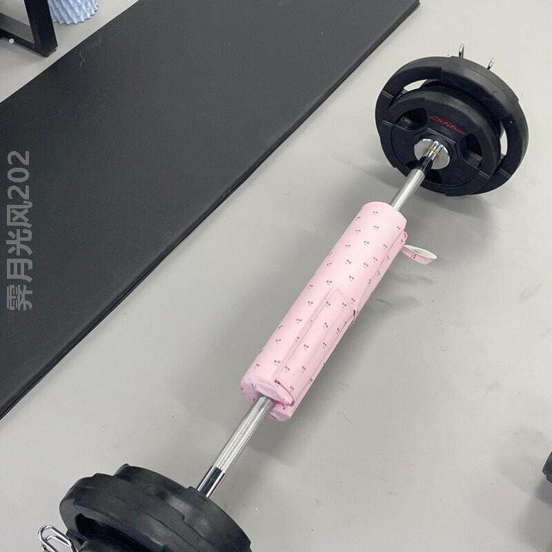 杠铃垫臀推垫懦夫垫深蹲卧推臀桥垫子健身护具护肩护颈皮革保护套