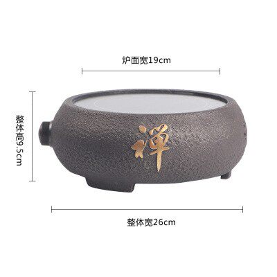 铸铁烧水炉复古电陶炉微晶加热大功率家用茶具防水铁壶配套热茶炉