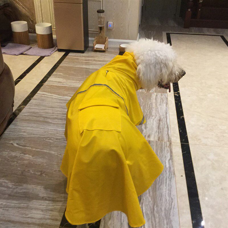 大型犬雨衣狗狗宠物雨披巨型犬大丹犬阿拉斯加金毛雨衣防水定制