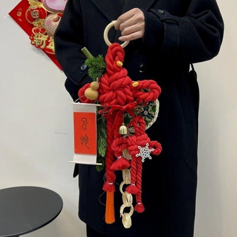 中国结新春居家挂饰2025新年福字挂件装饰蛇年万字结过年布置用品