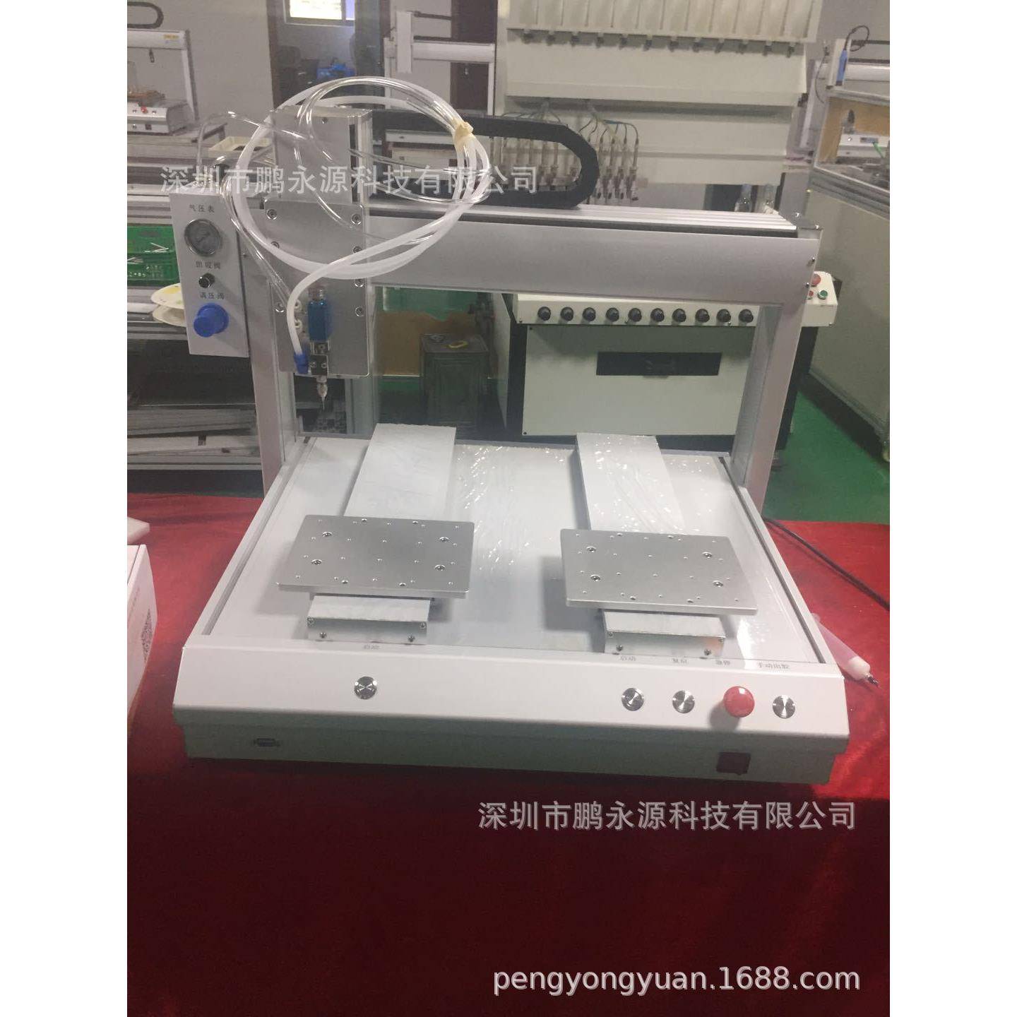 四轴双Y轴点胶机皮套平台自动打胶机滴胶机音响外壳包布点胶机