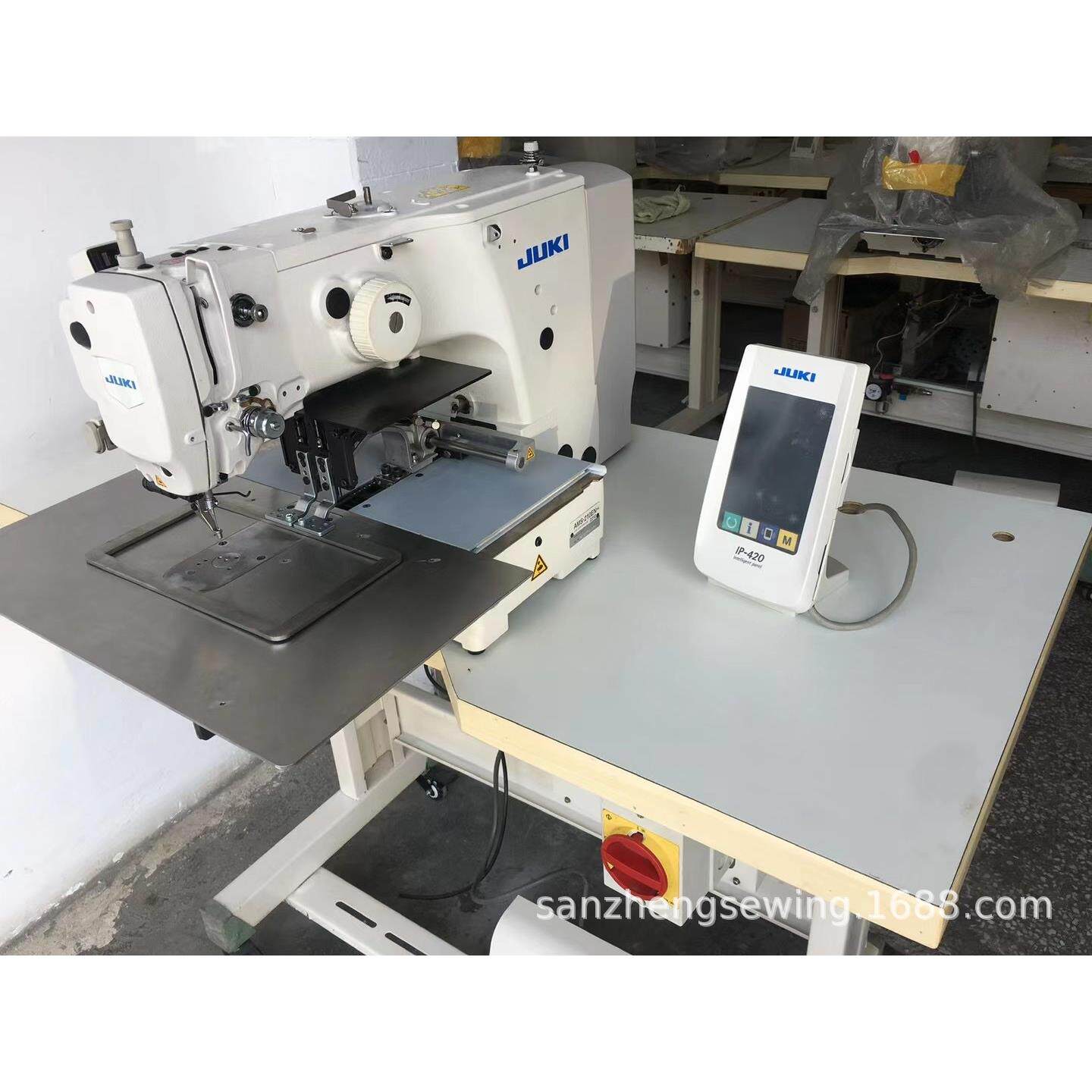 二手JUKI 210EN花样机 电脑花样机 皮牌花样机 魔术贴花样缝纫机