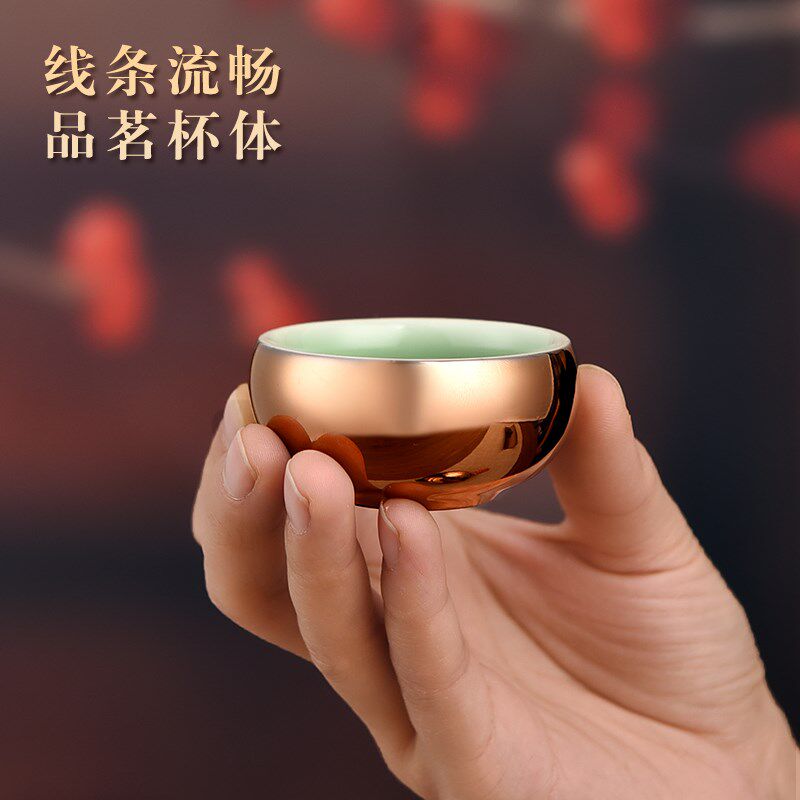 铜壶纯铜手工铜茶壶小号沏壶茶具茶杯功夫茶具礼品茶具套装泡茶壶