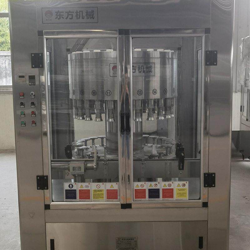 全自动电子调量灌装 精度饮料白灌东方圣装机机 全自动酒服液灌装