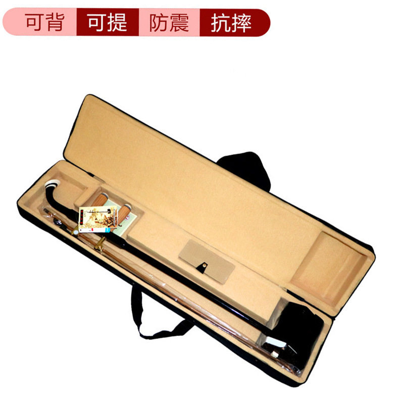 二胡专用琴盒超轻便防止摩擦牛津布盒子配件二胡背包硬盒内部减震
