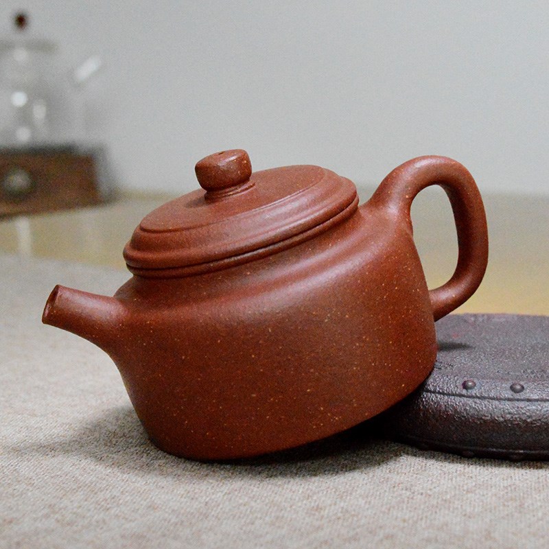 宜兴紫砂壶功夫茶红降坡泥德钟壶家用泡茶壶传统手工紫砂茶具茶壶