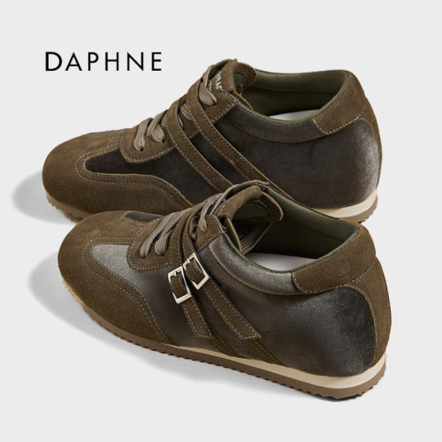 Daphne/达芙妮百搭增高德训鞋