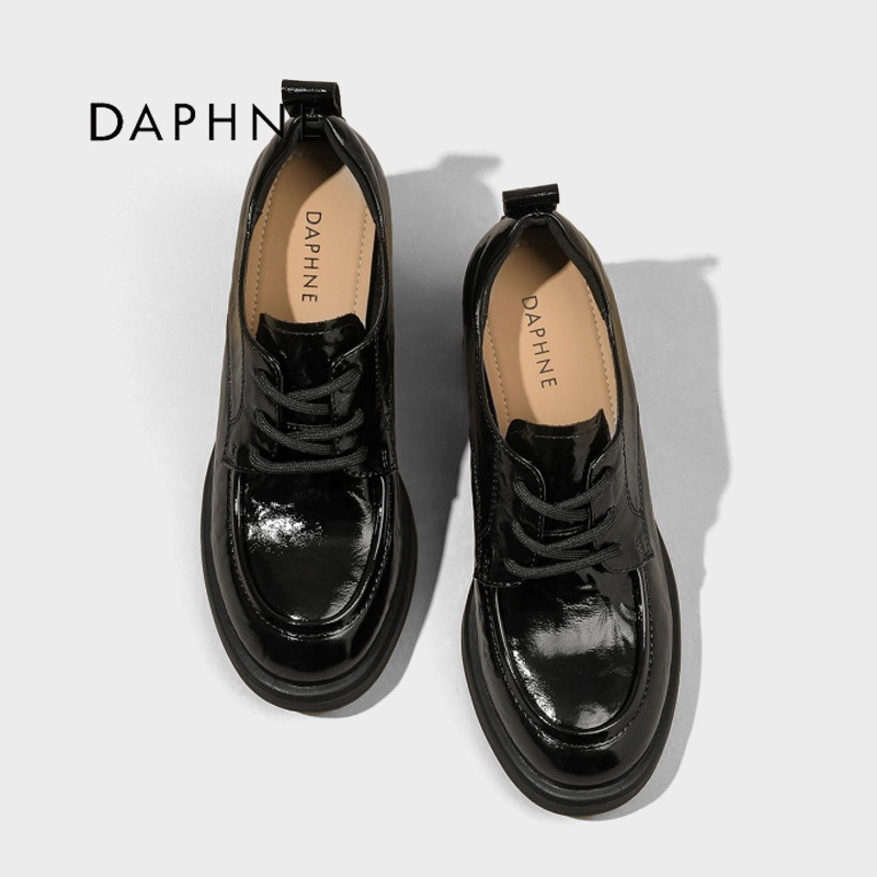 Daphne/达芙妮增高通勤小皮鞋图片