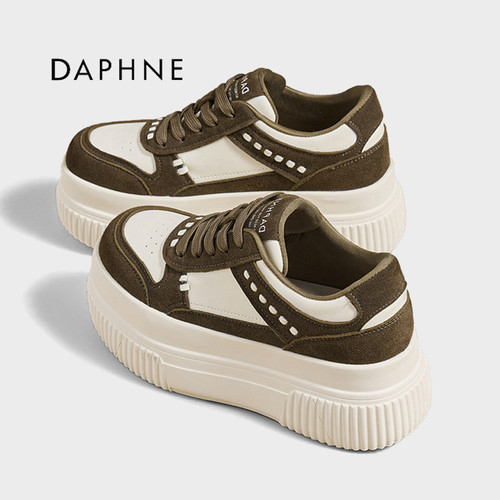 Daphne/达芙妮时尚休闲板鞋