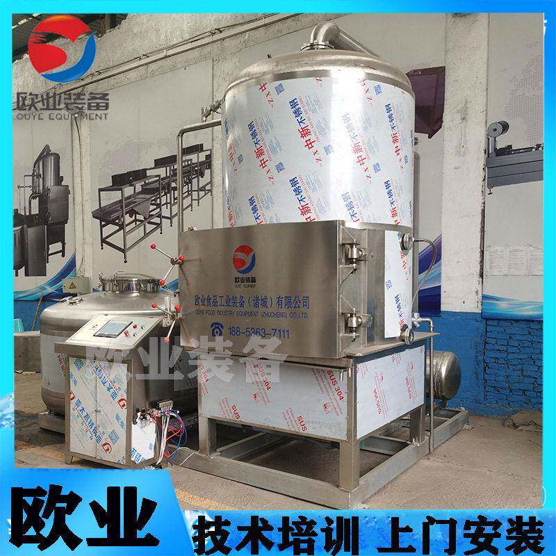 预制菜油炸机器果蔬脆片加工设备低温小虾真空脱水机
