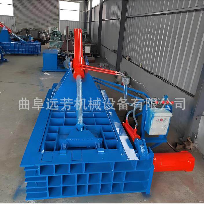 生产供应金属压块机卧式铁屑压块机彩钢瓦废铁皮压块机图片