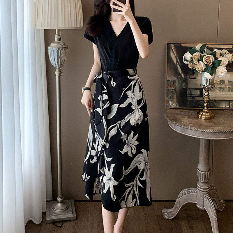 假两件连衣裙子女士装夏