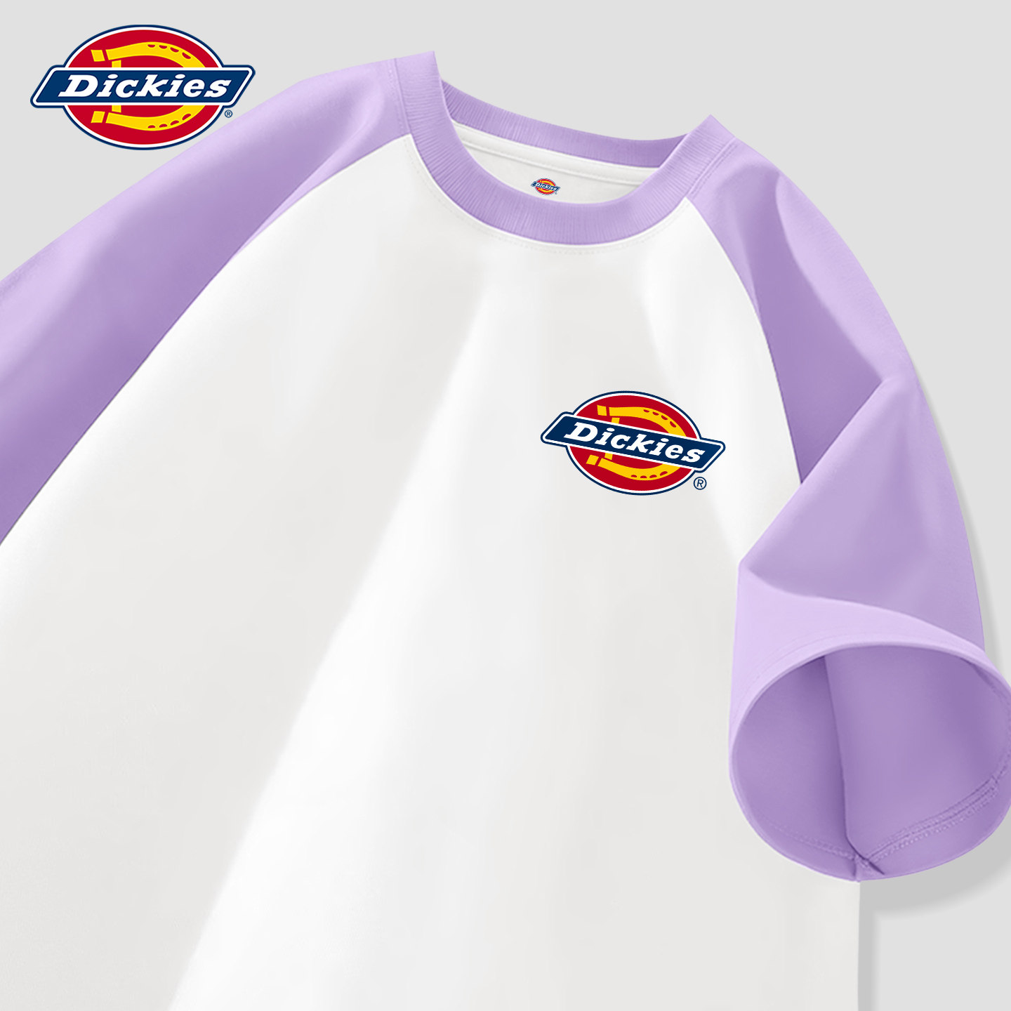 Dickies女童夏季t恤短袖2026新款儿童纯棉衣服洋气时髦中大童半袖