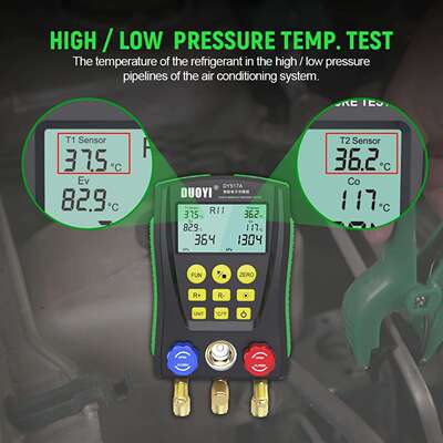 DY517A Digital manifold gauge refrigeration pressure tester