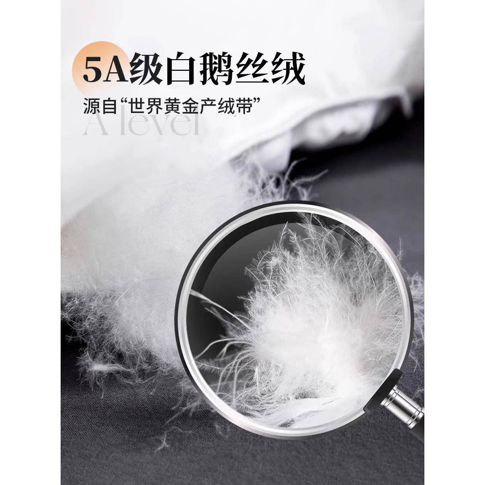 羽绒被加厚保暖冬被芯95白鹅绒五酒店单人鸭绒被冬天春秋被子