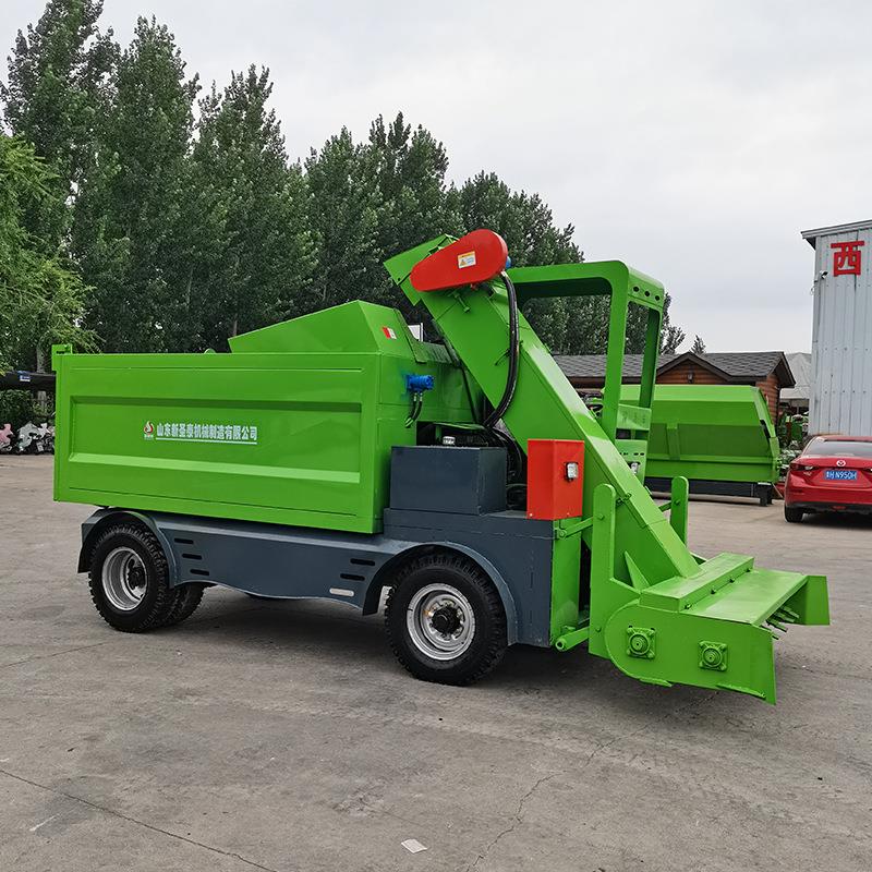 四驱大清型清粪机农EQZ用柴油铲四轮收粪车运牛屎进车用粪理车
