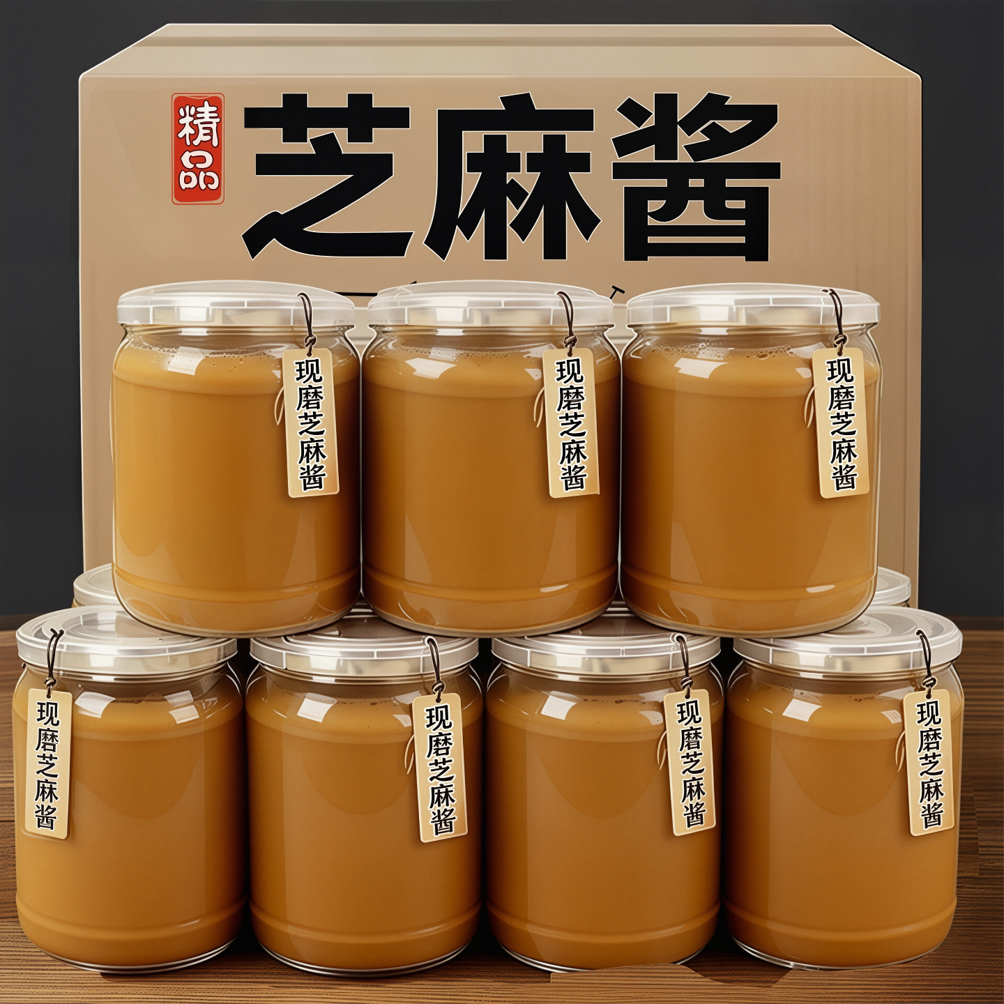 纯正传统手工香酥香浓纯芝麻酱