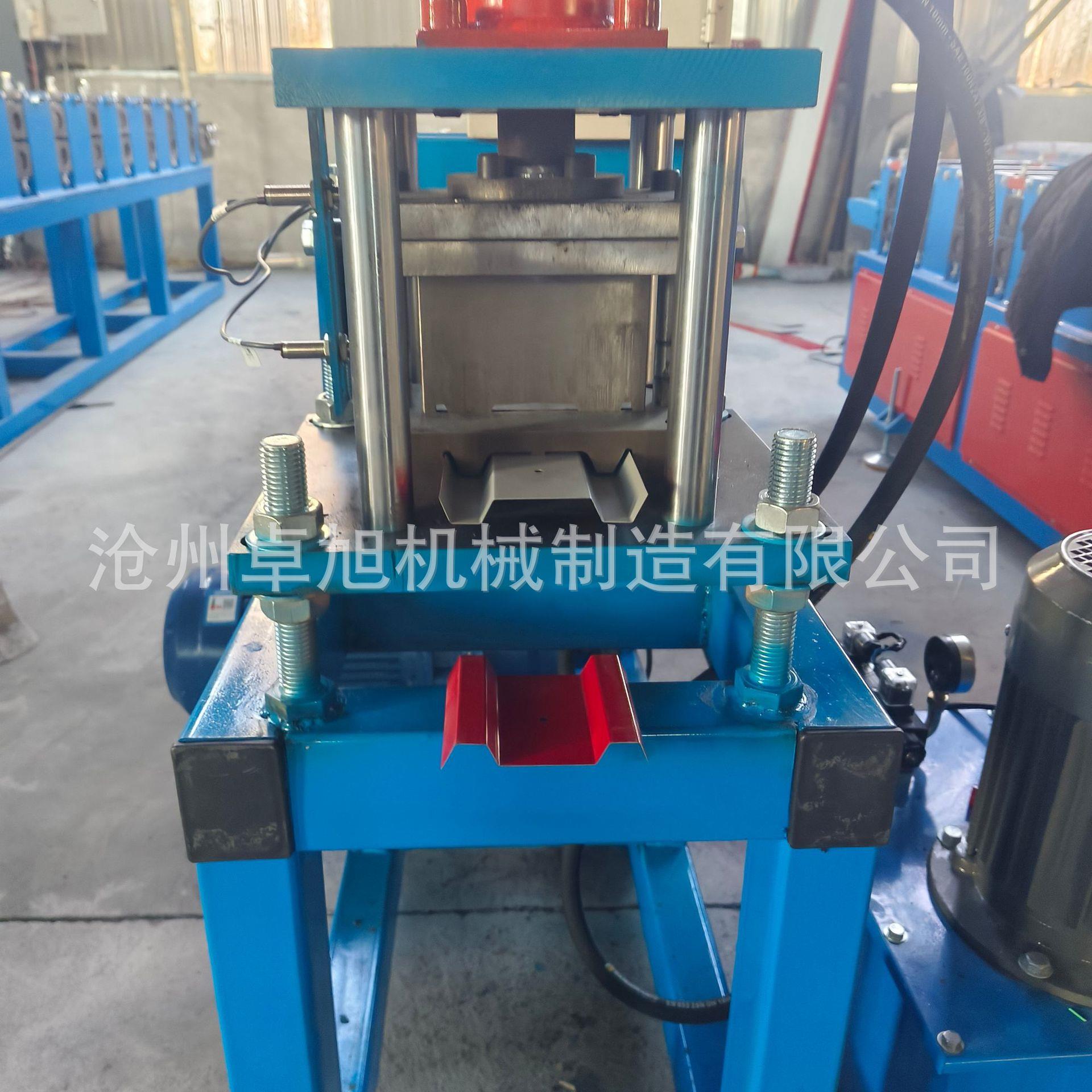 全自动U型槽机器汽车玻璃导槽U型钢设备供应镀锌板W型材冷弯机