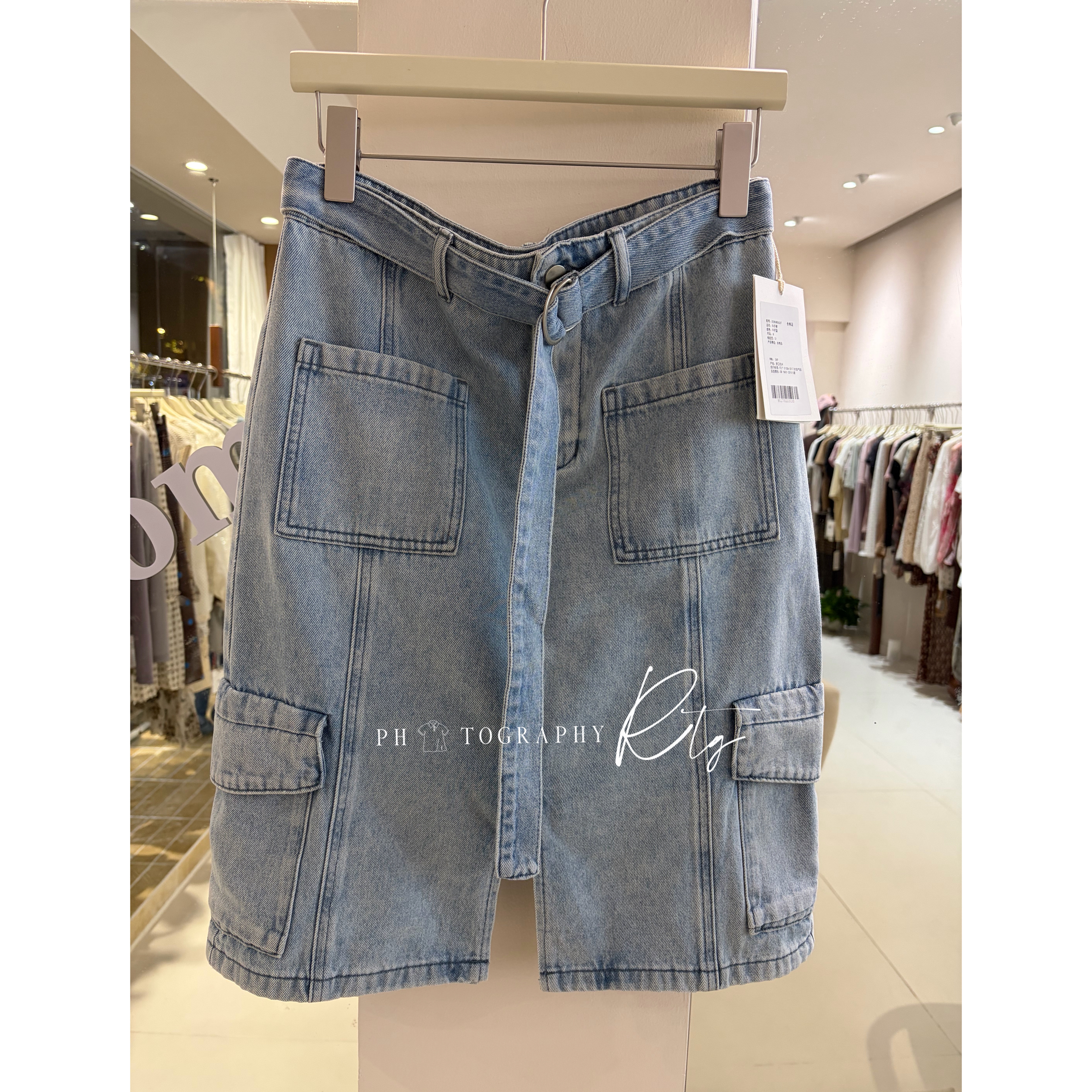 Rtg Clothing新款小众设计师款原单正品工装牛仔半裙强推