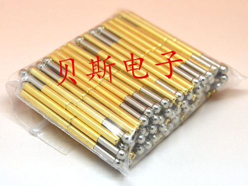 测试针P125-D(大圆头型)2.0mm测试针探针顶针弹簧针