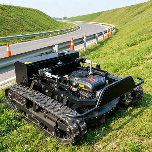 全地形Lawn Mower 小型遥控坦克割草机 HT800公园球场草坪修剪机