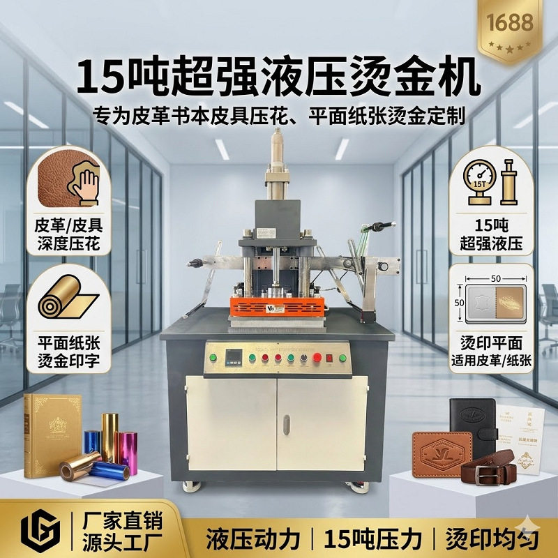 皮革压痕液压烫金机 HGP-350皮具压花烫印油压液压烫金机