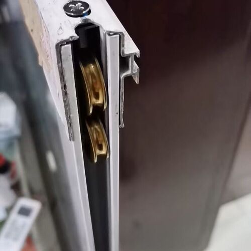 老式铝合金门窗滑轮不锈钢推拉窗户滚轮子轱辘828型铜轮移门移窗