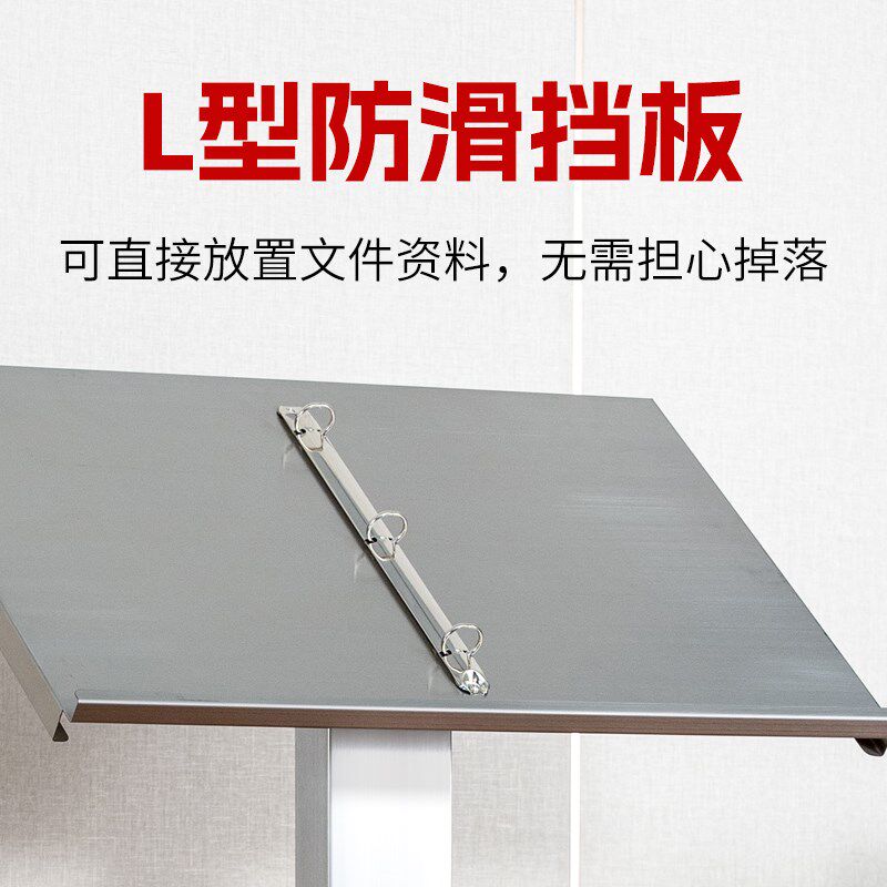 餐厅门口立式落地翻页菜谱展示架售楼处合同公示架活页菜单展示牌