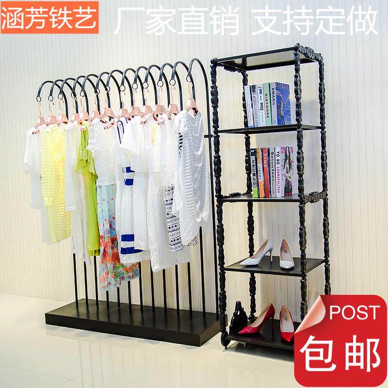 高档服装店展示架欧式包包陈列架时尚落地试挂衣架女装商场橱窗架