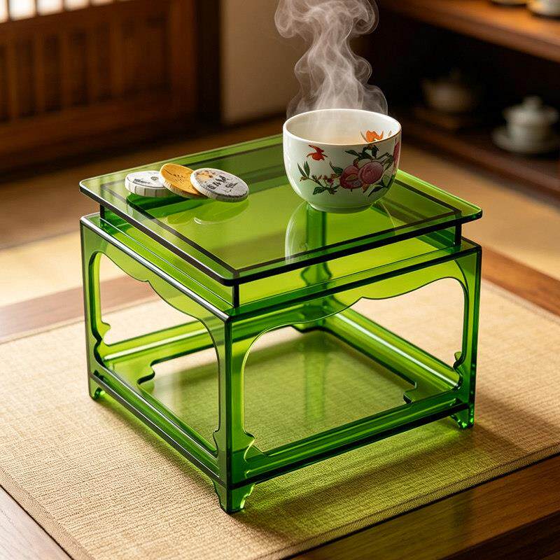 茶托EBM底展座茶壶托盘茶台新式置展台茶具茶中物承博古架亚克力