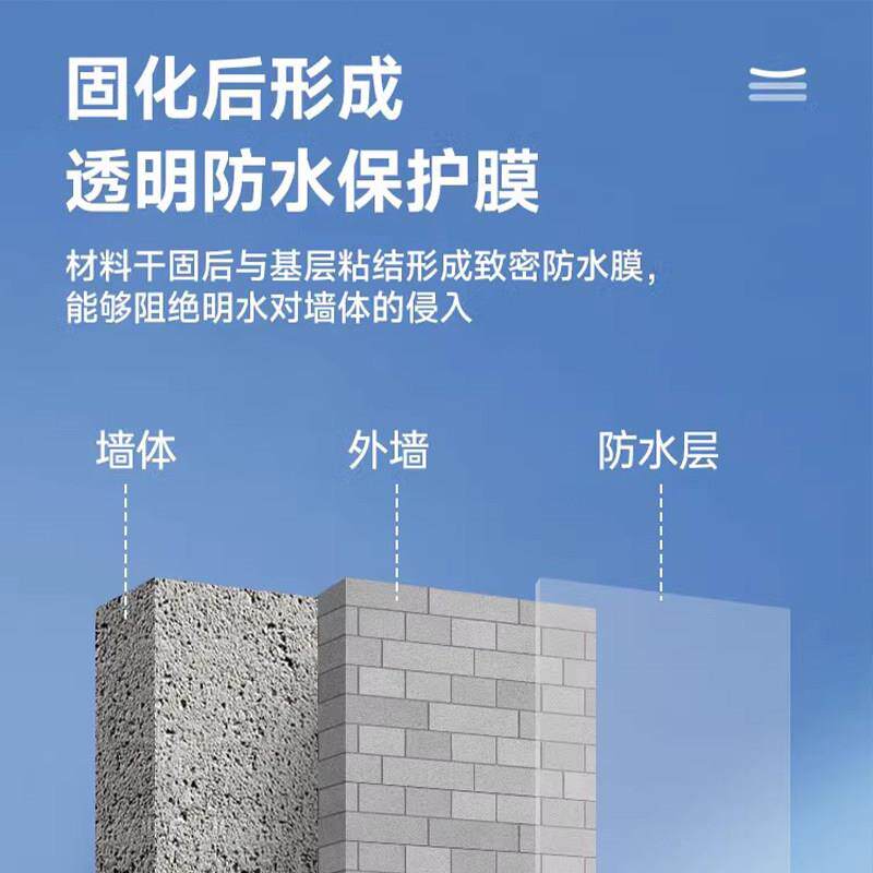 卫生防间专用明的水缝胶补漏裂渗yb268210透水浴室厕所免砸砖外墙