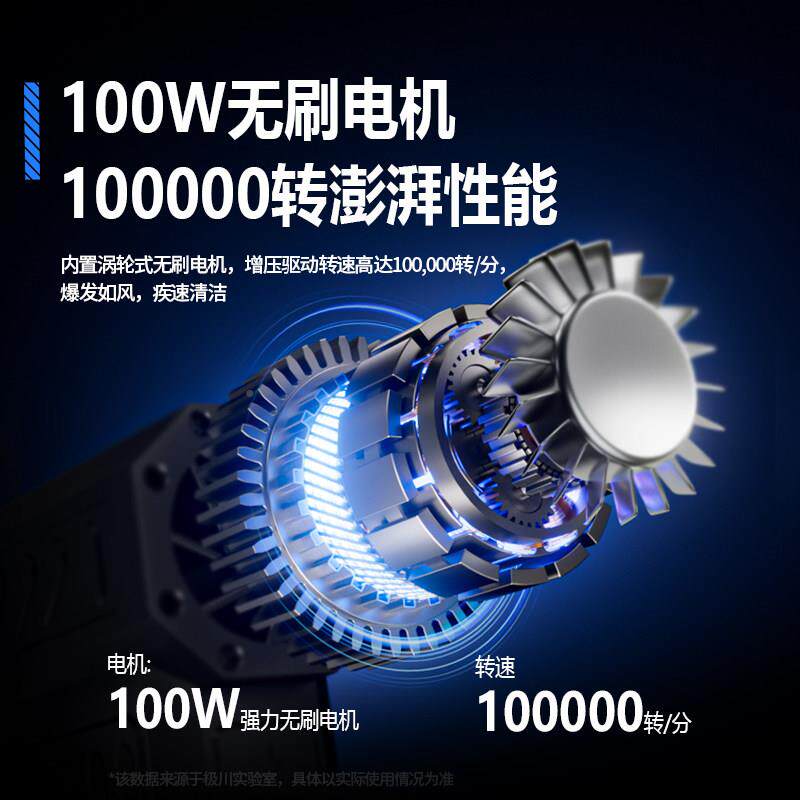 极键川暴力扇电脑清灰除尘吹风机手持吸尘器风一体笔记本扇机箱盘