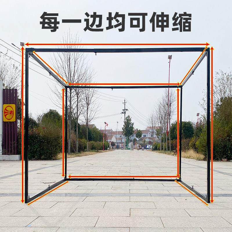 摆QTT婚庆道具铁艺门架子件婚礼舞几台现场布置迎宾方框装饰拱何