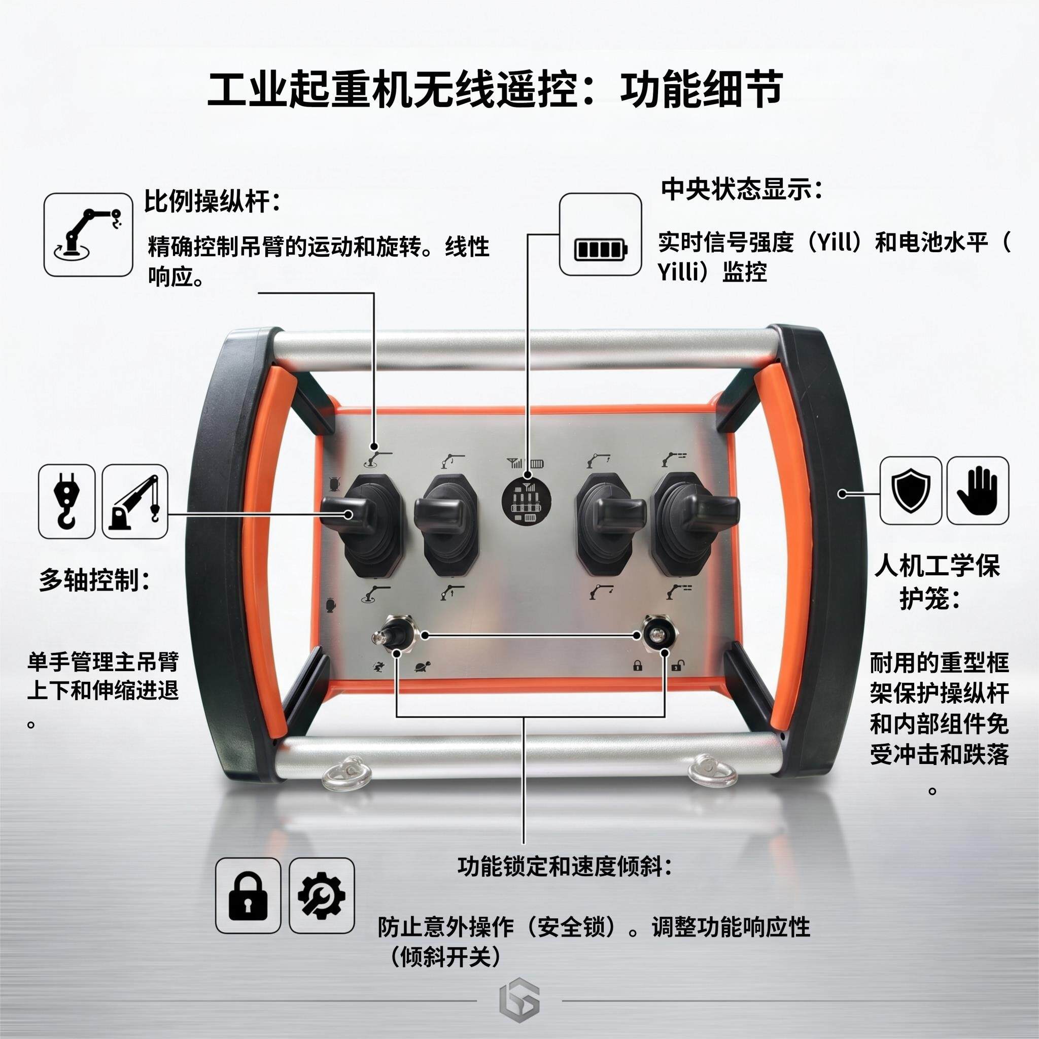 随车吊无01线遥控汽吊钻挖掘液机高车空器作业车无线遥控器压遥控