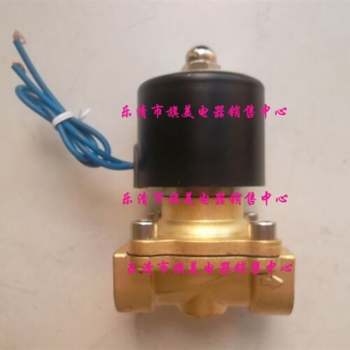 电磁式水阀 2W160-15 二位二通G1/2 口径水用电磁阀过水进水DC24V