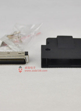 SCSI连接器50PIN 公头 50P插头 螺钉式装配连接器 3M代替品