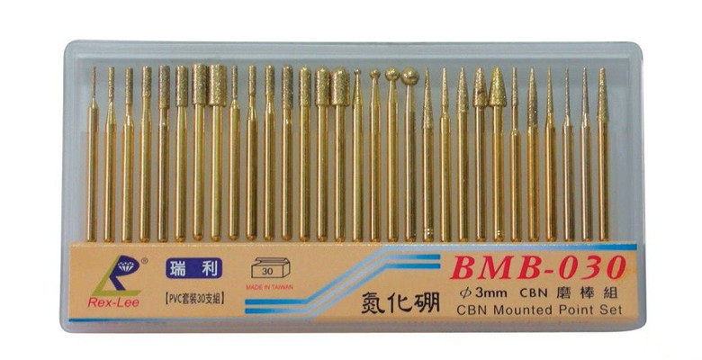 原装台湾正品瑞利钻石磨针 BMB-030特级品钻石磨棒30支钻石磨头